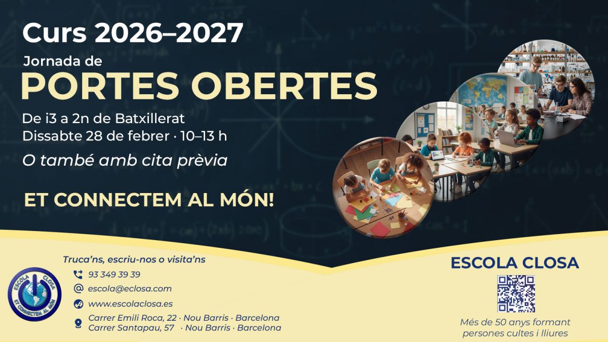 PORTES OBERTES 2026/2027